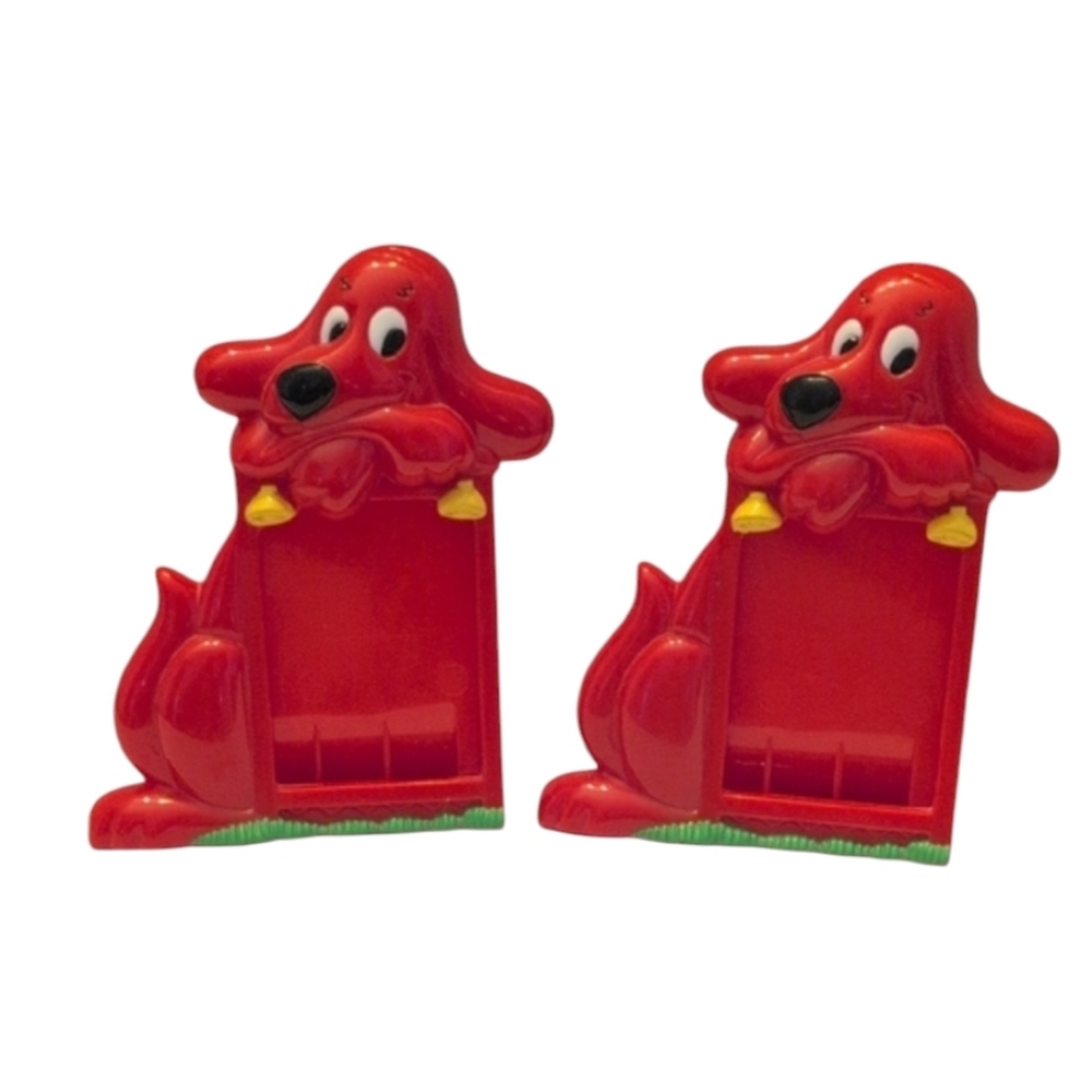 Vintage Subway Set Of Clifford The Big Dog Picture Frames
